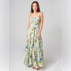 Hunter Bell Multicolor Floral Maxi Dress